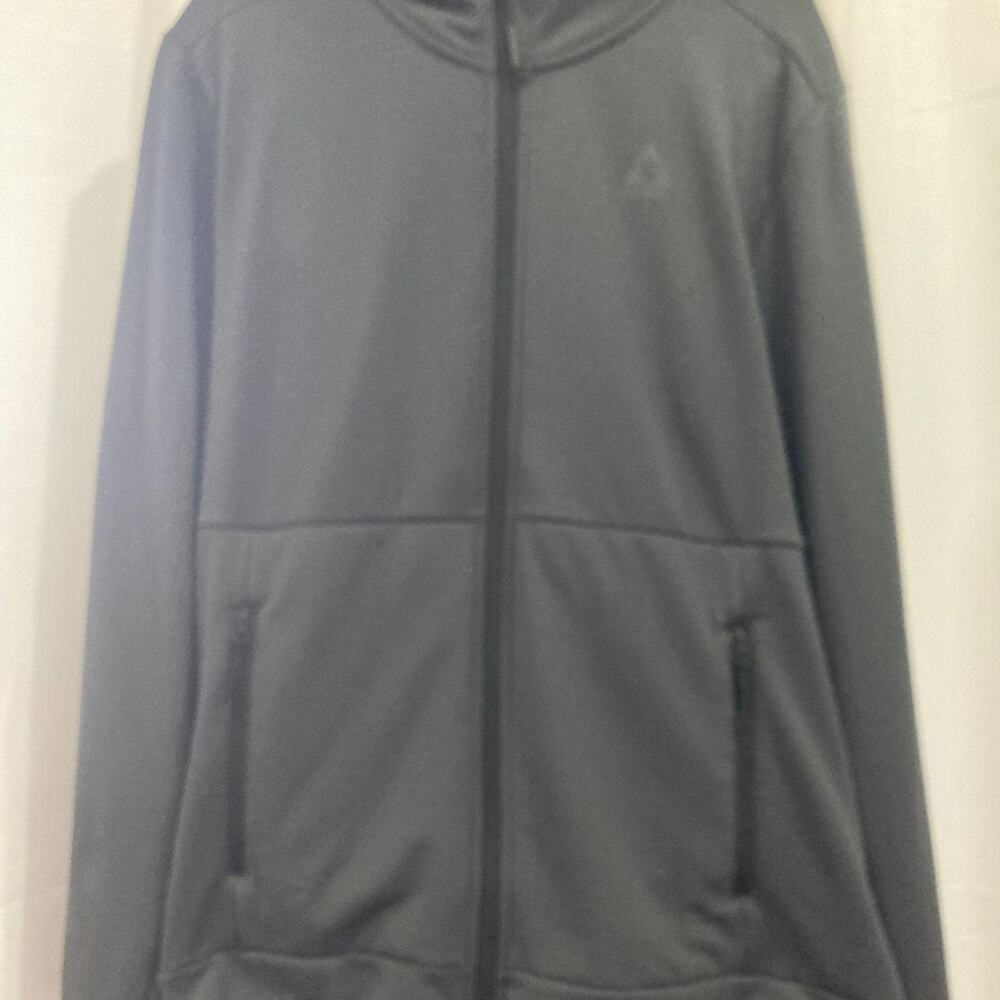 Gerry Mens Active Full Zip Waffle Grid Fleece Hoodie Jacket XL